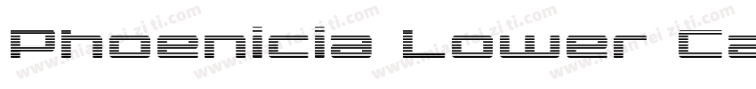 Phoenicia Lower Case字体转换